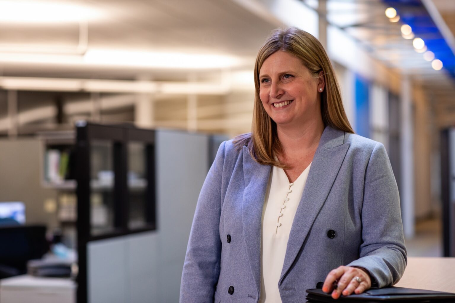 Profile photo of a woman in a blazer