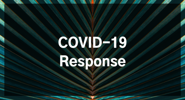 COVID-19 Response illustrated banner